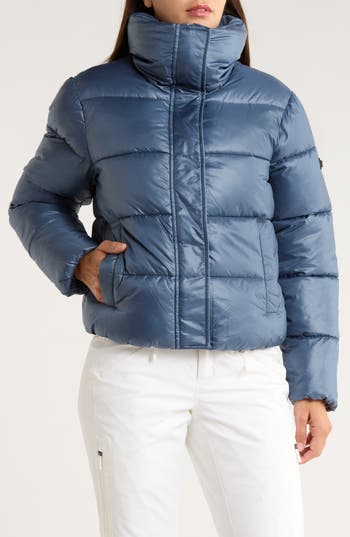 Bcbgeneration Water Resistant Puffer Jacket In Blue