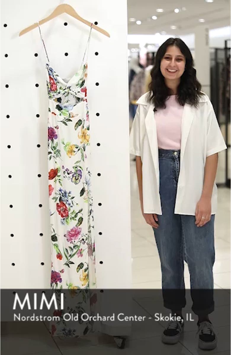 Marie Twisted Knot Front Maxi Dress, sales video thumbnail