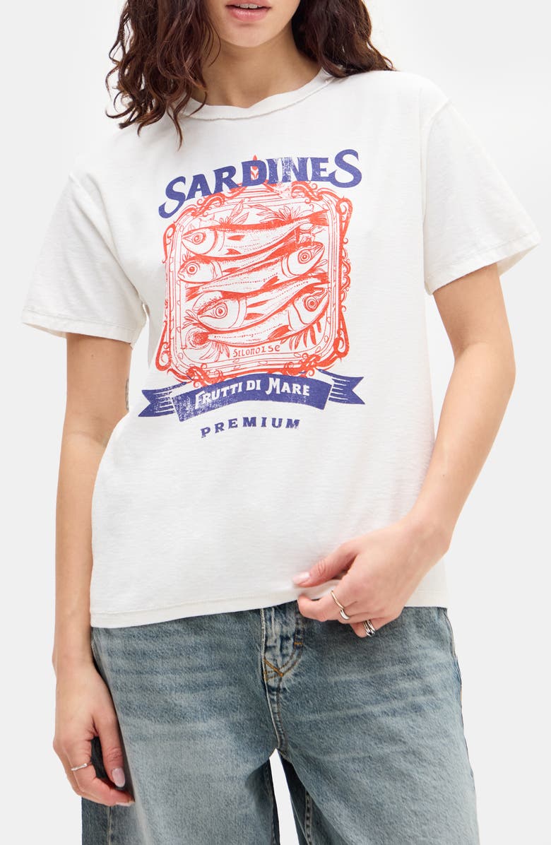 BDG Urban Outfitters Sardines Relaxed Cotton Graphic T-Shirt, Main, color,
