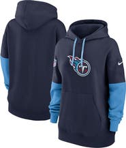 Nike Women's Nike Navy Tennessee Titans 2024 Sideline Essential Fleece Pullover Hoodie