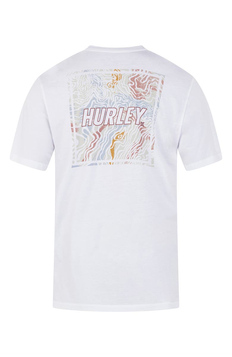 Hurley Four Corners Everyday Wash Graphic T-Shirt, Alternate, color, White