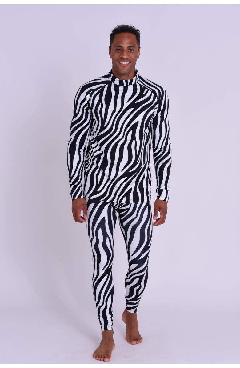 OOSC Baselayer Pant - Hotel California Zebra Print Men
s, Alternate, color,