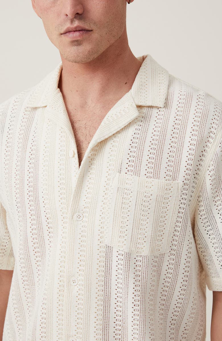 Cotton On Palma Cotton Camp Shirt, Alternate, color,