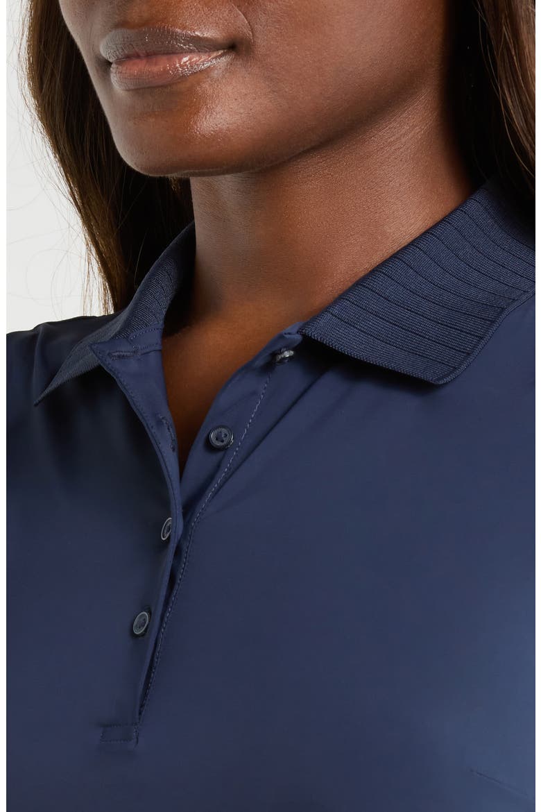 Sleeveless Stretch Golf Polo Top, Alternate, color, TWILIGHT