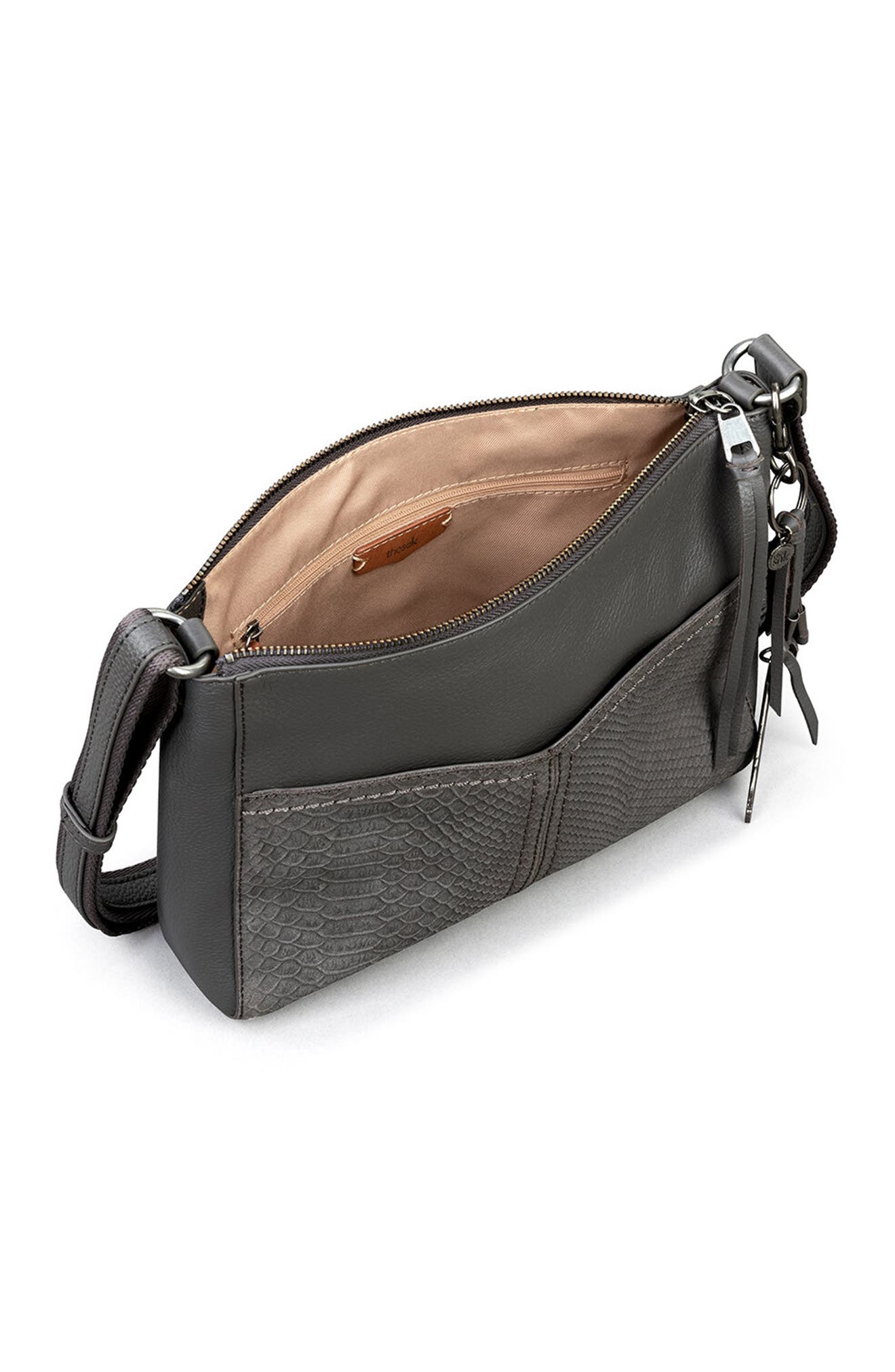 Alameda Leather Crossbody Bag, Alternate, color, SLATE