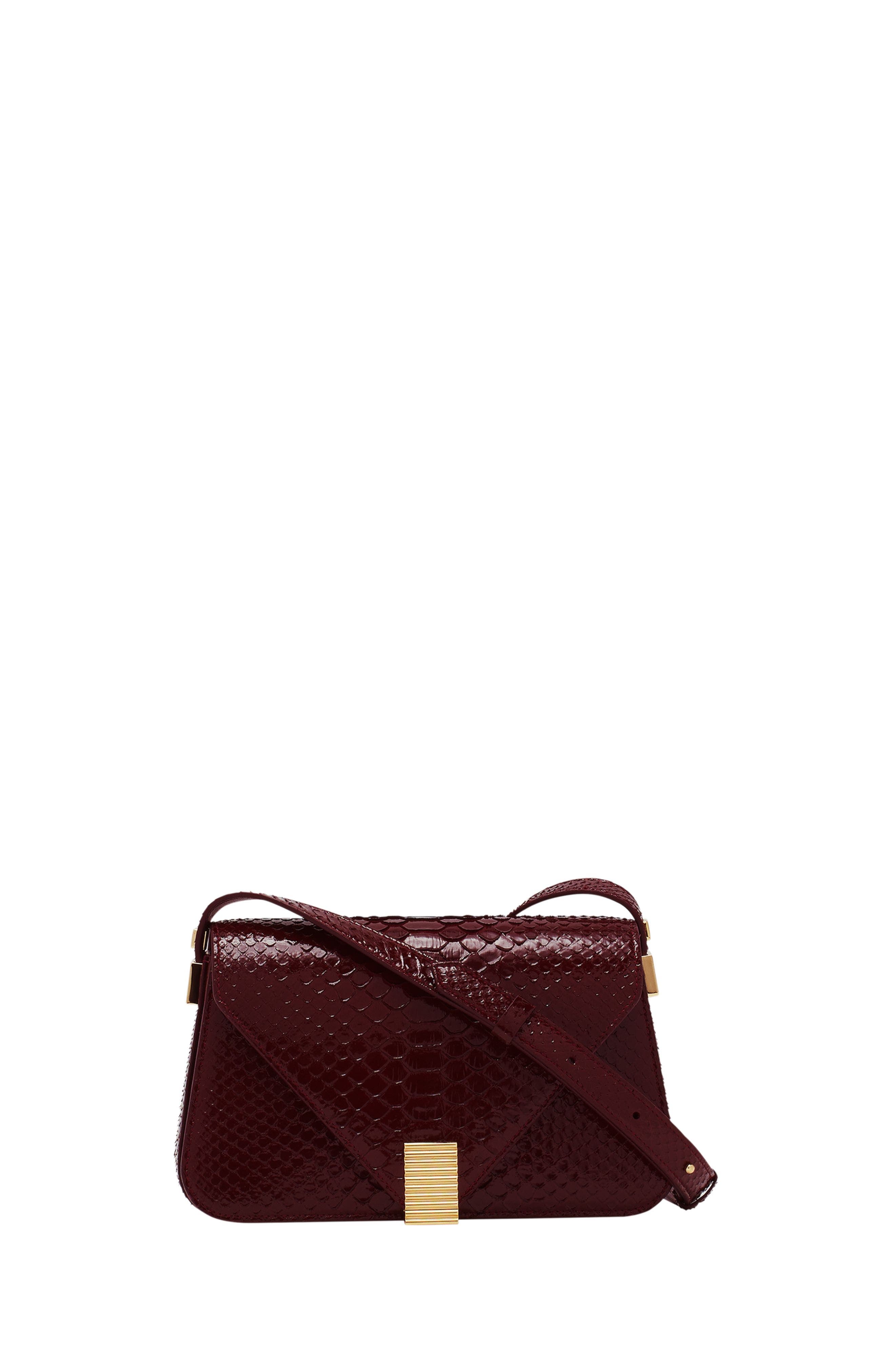 Lanvin Concerto Arpege Python Bag, Main, color, 
