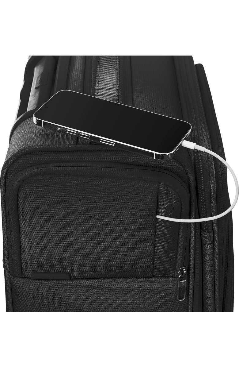 Samsonite UpLIFT 3-Piece Set (CO/MD/LG) Lightweight Softside Expandable Luggage, Alternate, color, Black