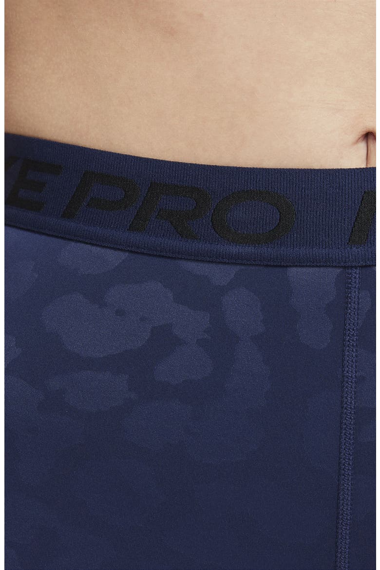 Pro Dri-FIT 7/8 High Waist Leggings, Alternate, color, MIDNIGHT NAVY/ CLEAR