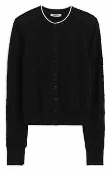 Madewell Pointelle Cotton Blend Cardigan