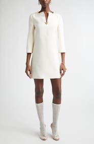 Valentino Wool & Silk Crepe Couture Dress