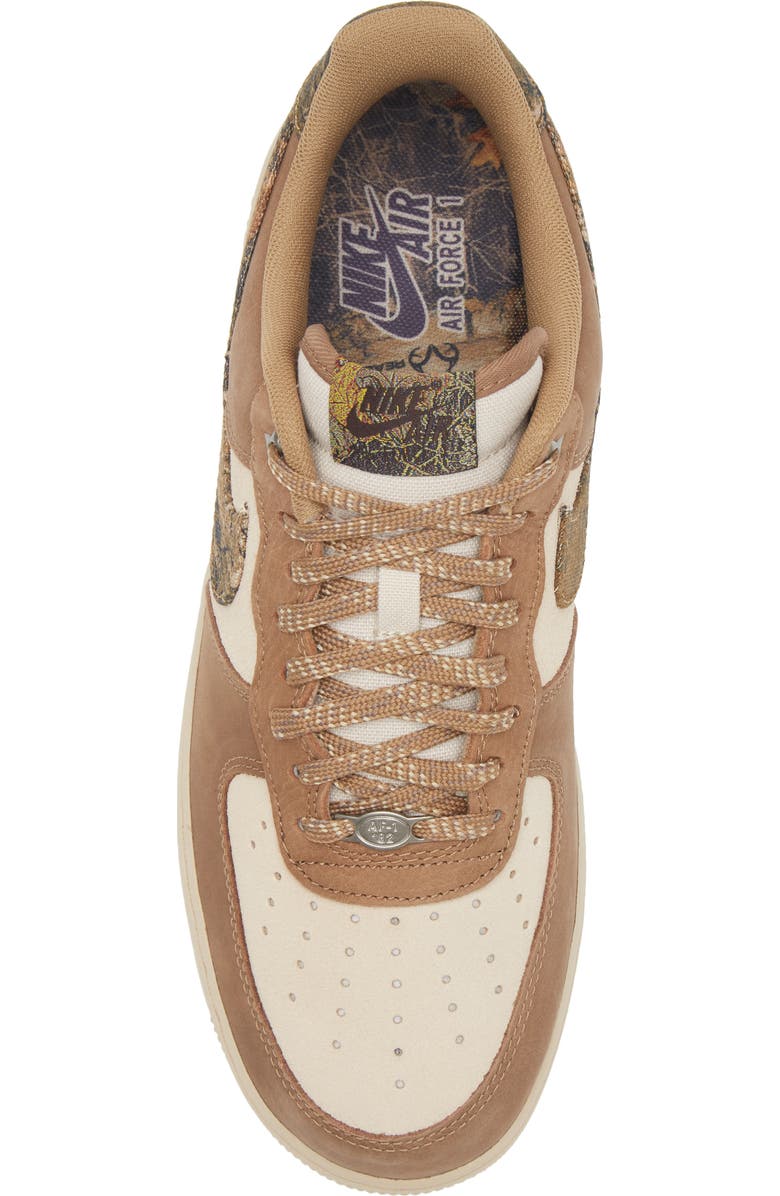 Nike Air Force 1 '07 Sneaker, Alternate, color, Rattan/ Seal/ Brown