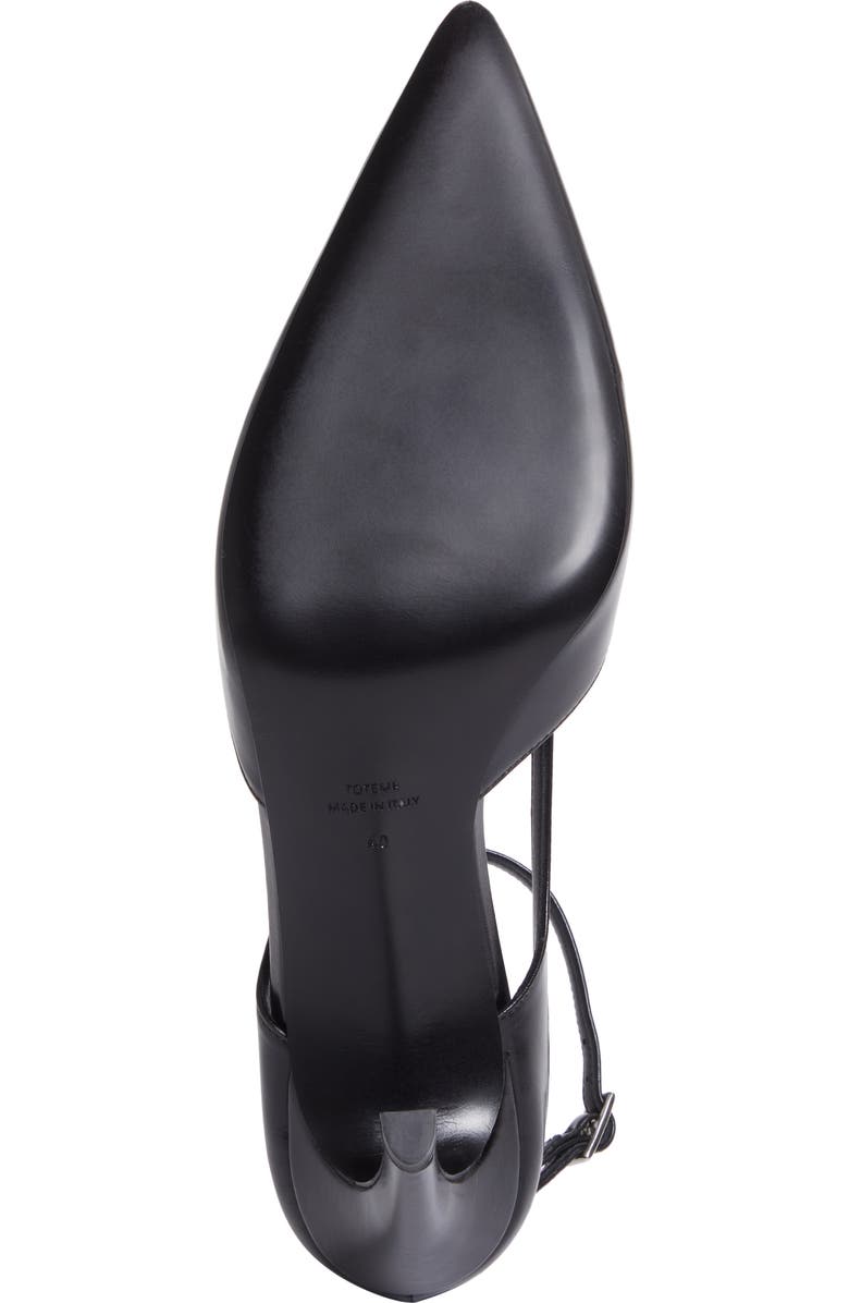 TOTEME Strappy Pointed Toe Pump, Alternate, color, Black