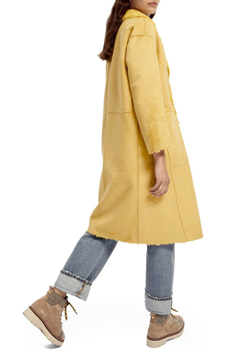 Reversible Teddy Jacket, Alternate, color, GOLDEN SUN