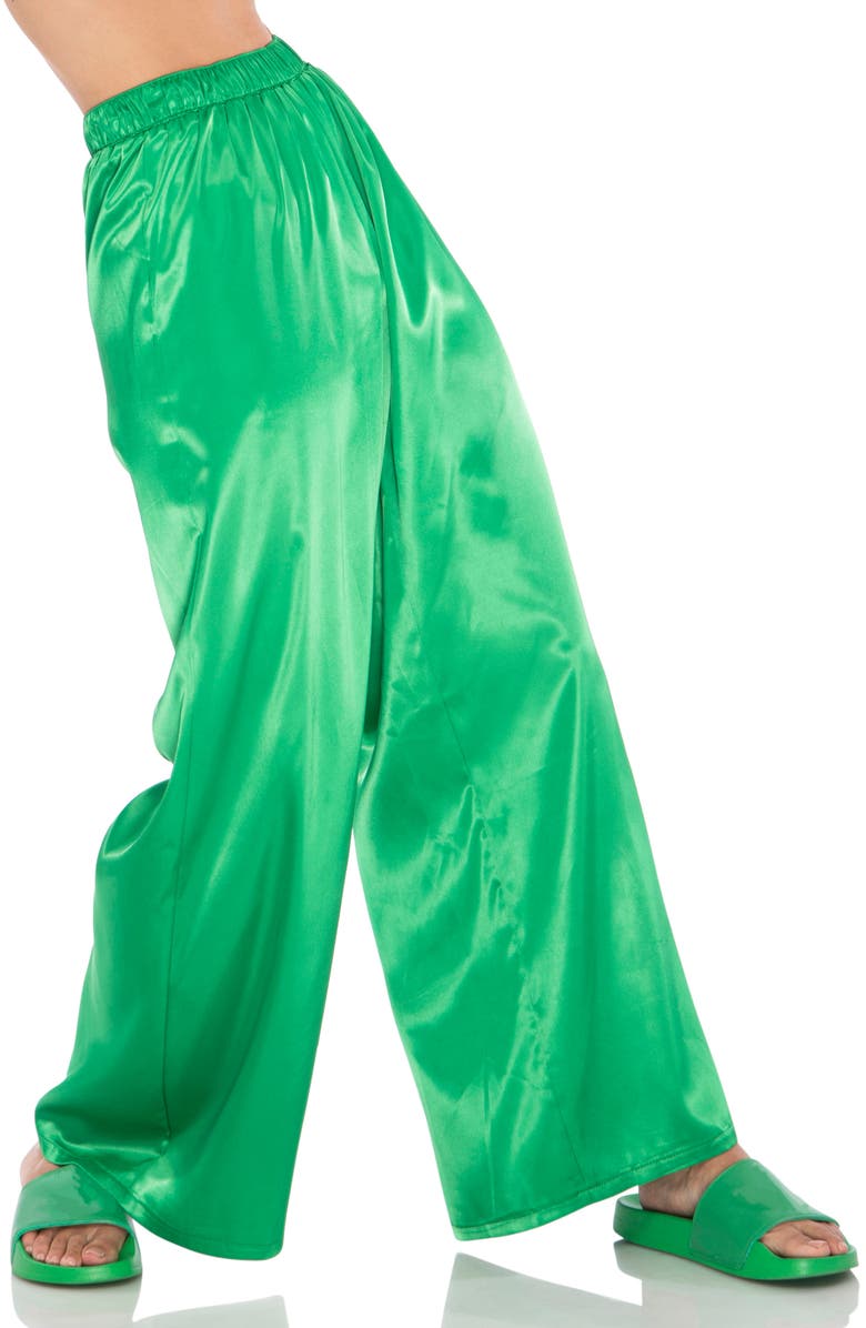 AFRM Calla Satin Wide Leg Pants, Alternate, color,