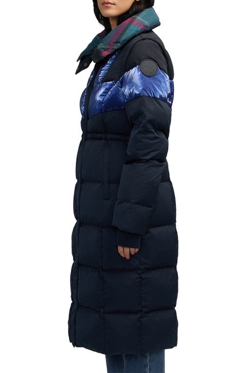 Scotch & Soda Kaatye Core Fit Water Repellent Maxi Puffer Coat In Black