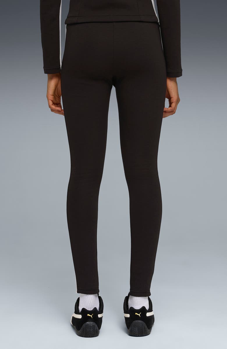 PUMA T7 Leggings, Alternate, color, Puma Black-Puma White