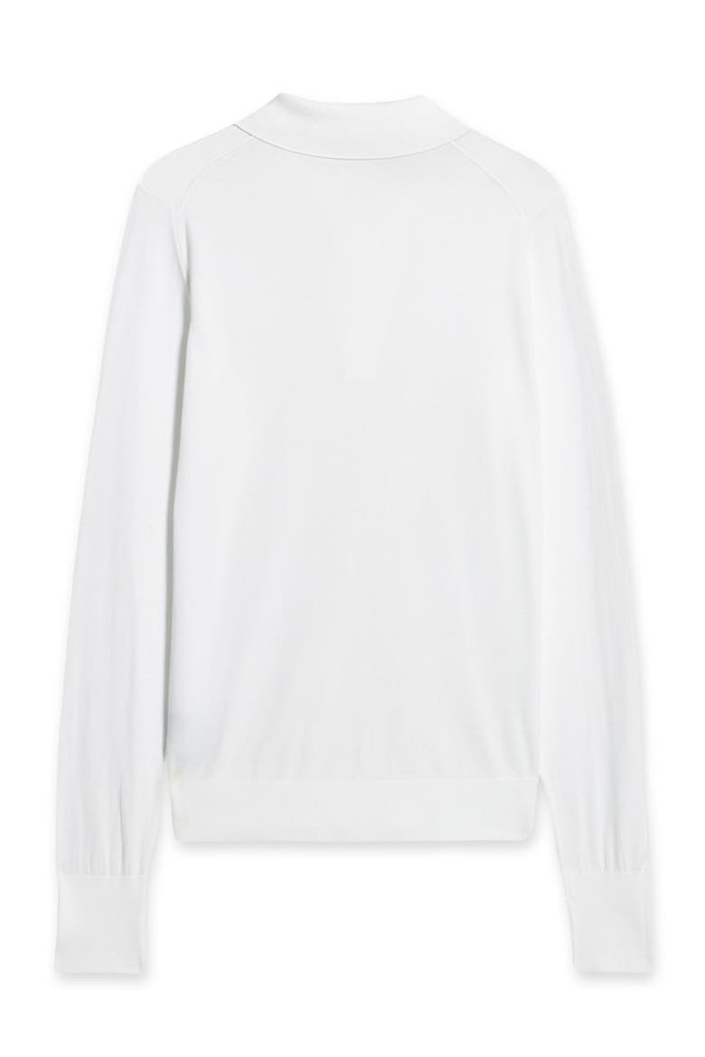 Finchley Cotton Knit Polo, Alternate, color, WHITE