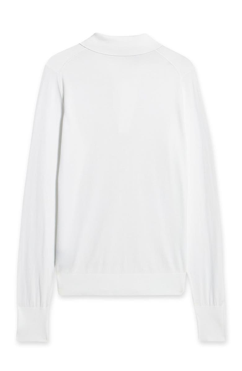Fortela Finchley Cotton Knit Polo, Alternate, color, White