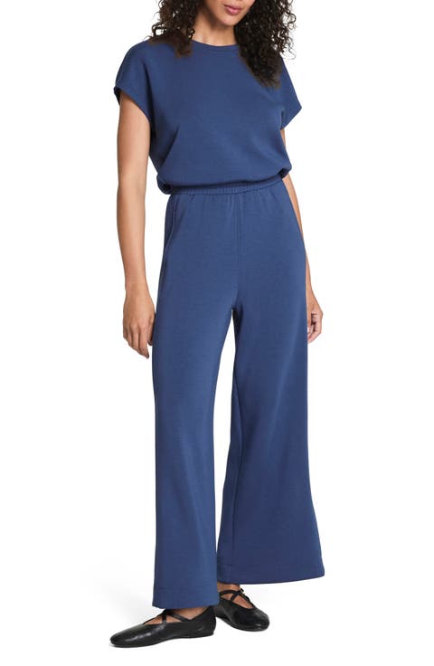 AirEssentials® Cap Sleeve UPF 50+ Cinched Jumpsuit (Regular & Plus)