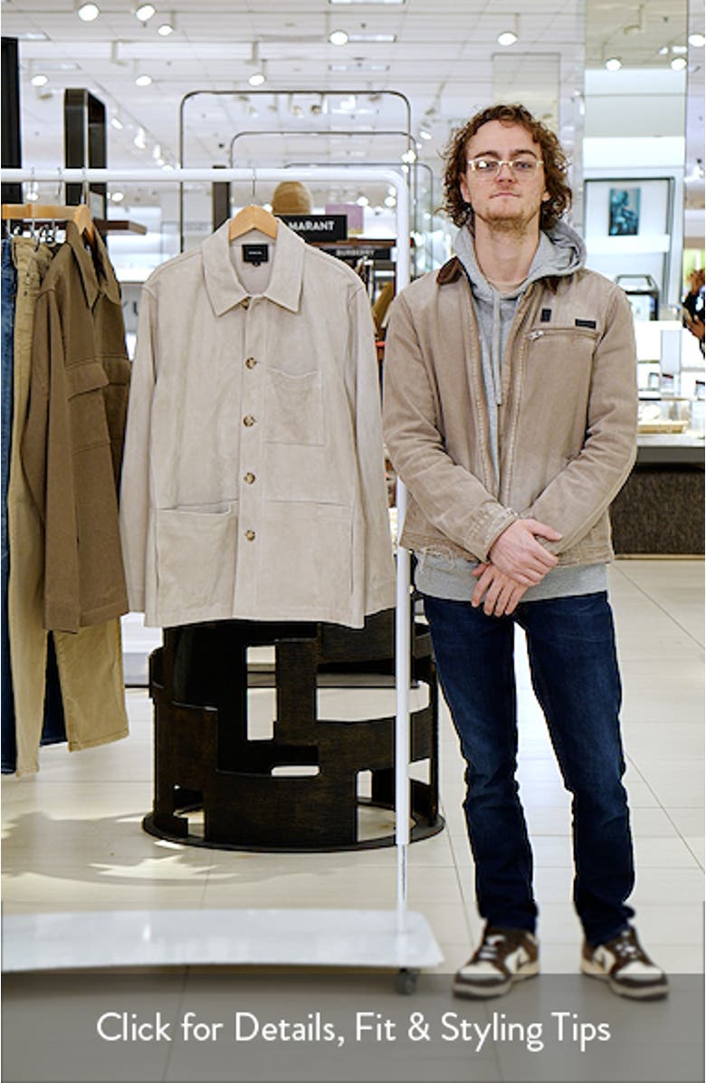 Suede Utility Jacket, sales video thumbnail