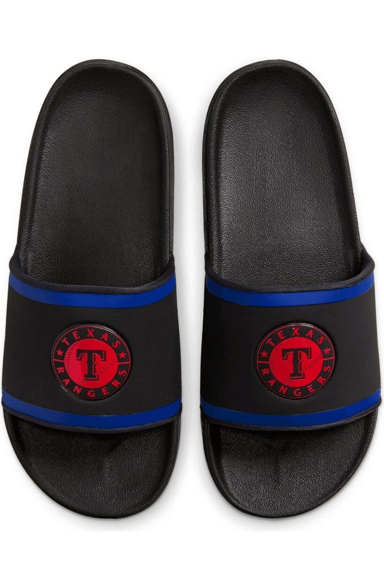 Nike Texas Rangers Off-Court Wordmark Slide Sandals, Alternate, color,