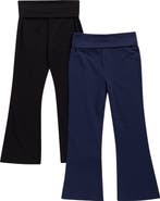Splendid Kids' 2-Pack Foldover Flare Leggings