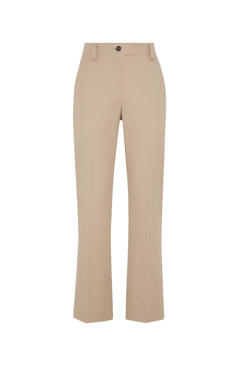 Brunello Cucinelli Kickflare Cigarette trousers, Main, color, 