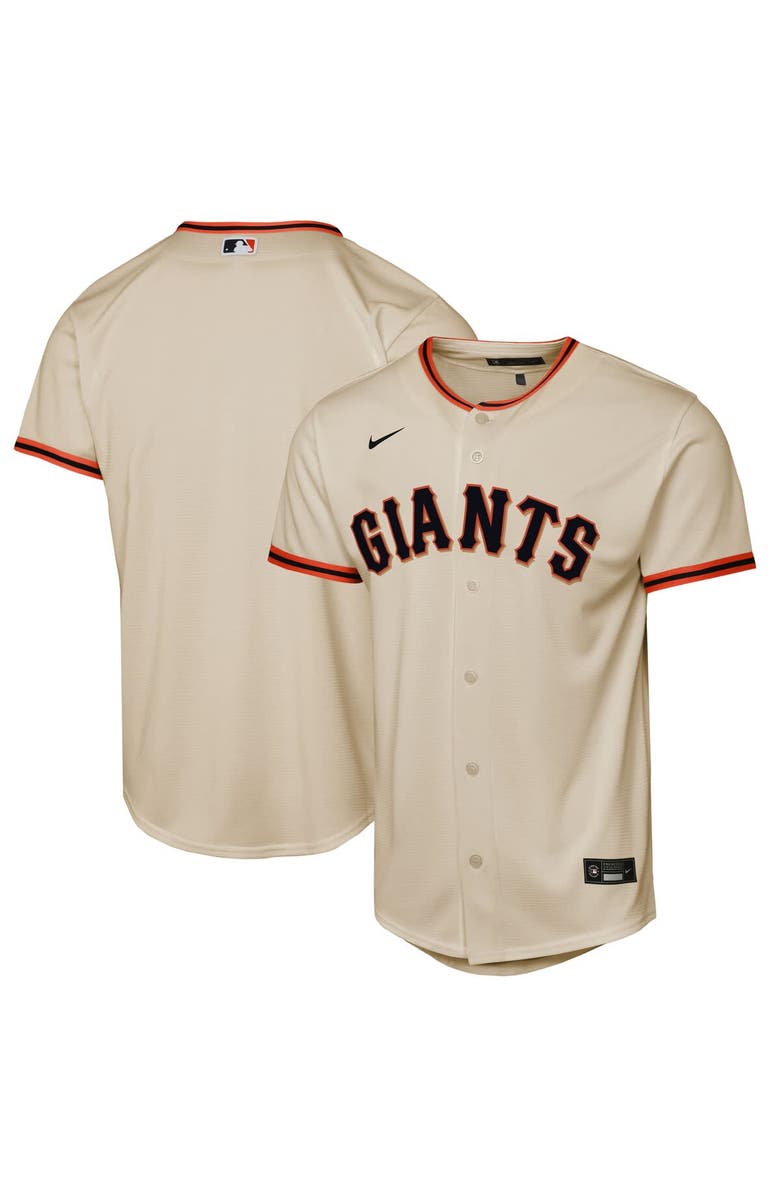 Nike Youth Nike  Cream San Francisco Giants Home Replica Jersey, Main, color, Cream