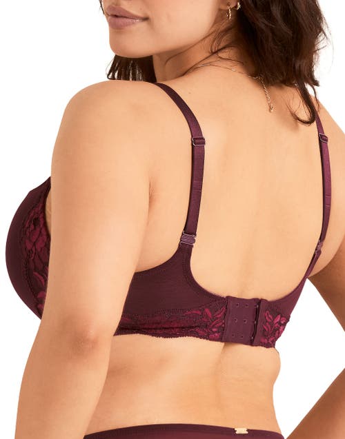 Adore Me Paxton Contour Full Coverage Bra In Purple