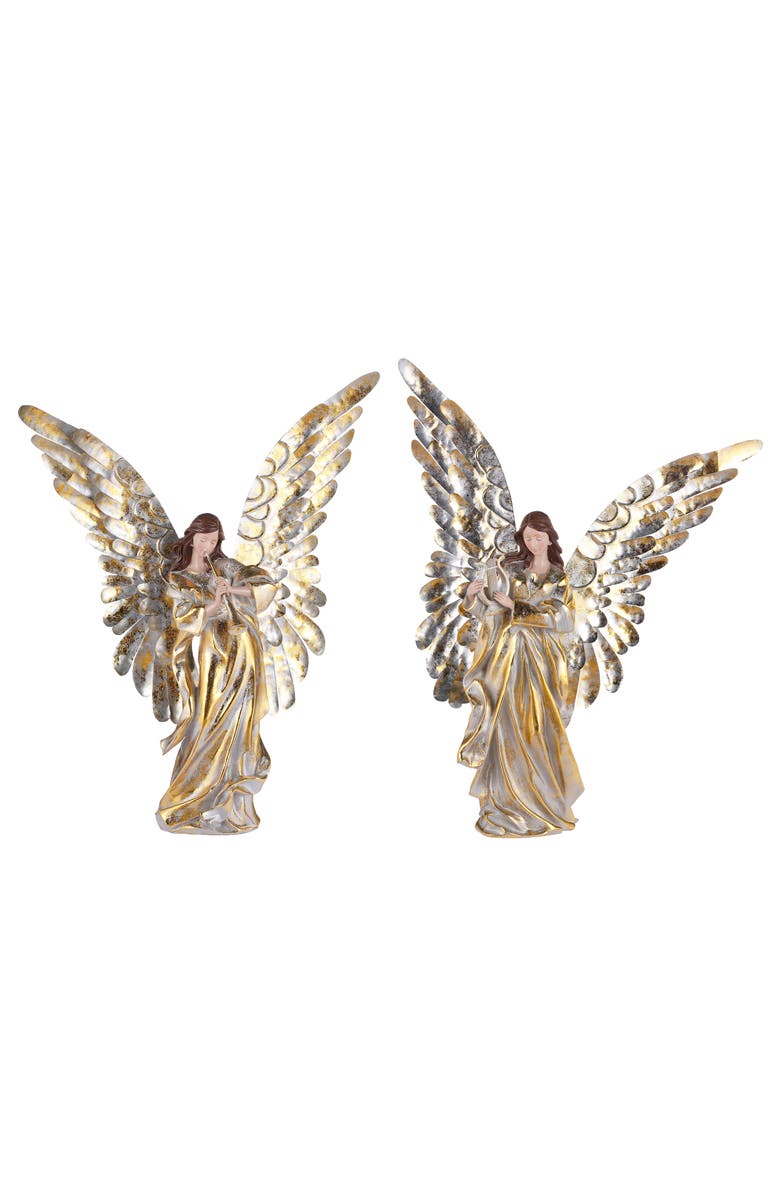 Mark Roberts Christmas Angels, Set of 2, Main, color, Gold