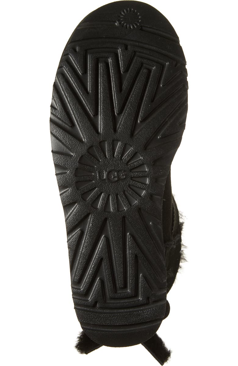 UGG<sup>®</sup> Classic Heritage Bow Genuine Shearling Bootie, Alternate, color,