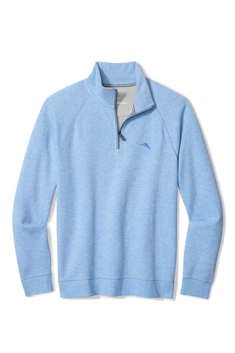 North Port Half Zip Pullover, Main, color, BIG SKY BLUE HTHR
