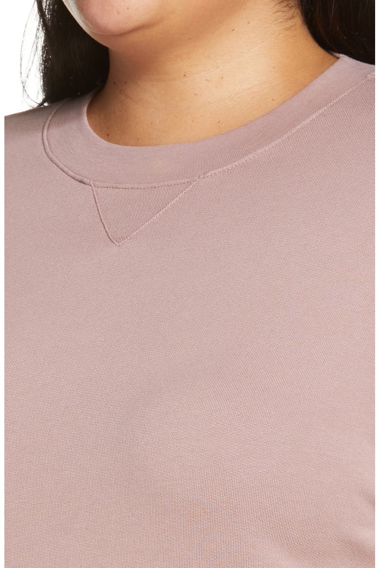 Essential Relaxed Sweatshirt, Alternate, color, PINK SHELL