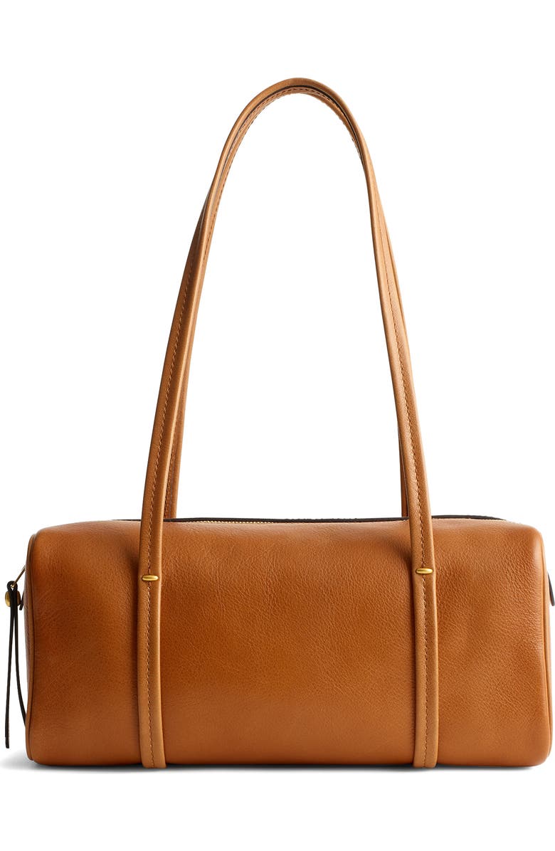 Madewell The Brioche Leather Shoulder Bag, Main, color, Warm Coffee