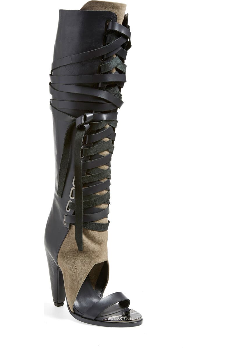 Ivy Kirzhner 'Alps' Open Toe Over the Knee Boot, Main, color,