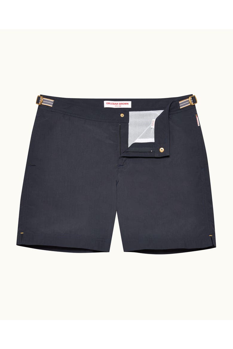 Bulldog Tailored-Fit Swim Shorts, Main, color, NIGHT IRIS