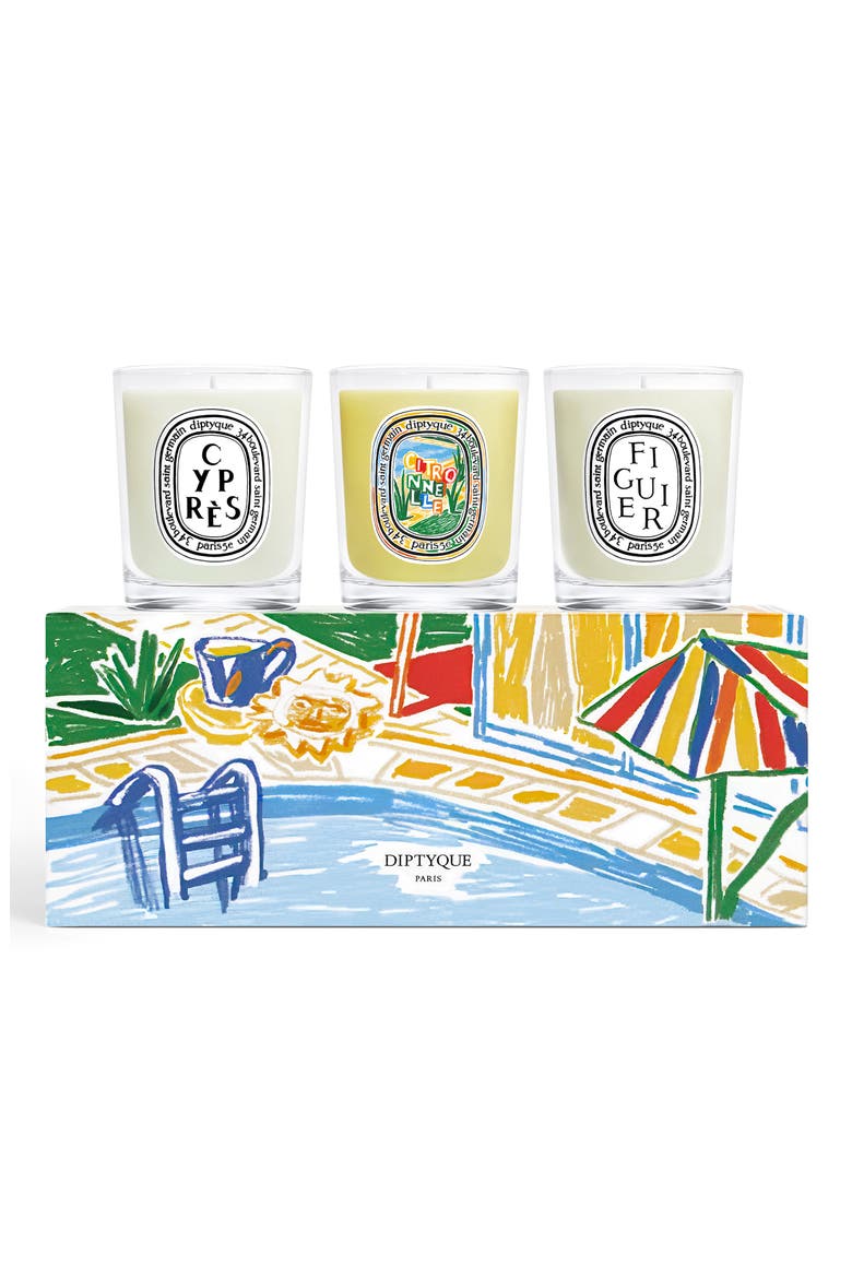 3-Piece Mini Scented Candle Gift Set, Main, color, NO COLOR