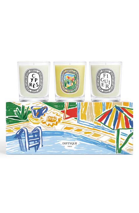 Brand on sale new diptyque 4-piece Candle Gift Set