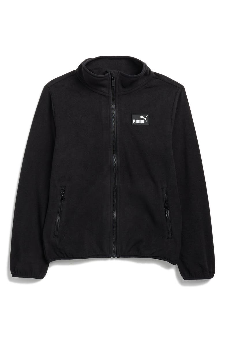 PUMA Kids' Fleece Jacket, Main, color, Black