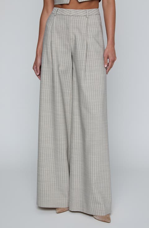 Allanah Pinstripe Wide Leg Pants
