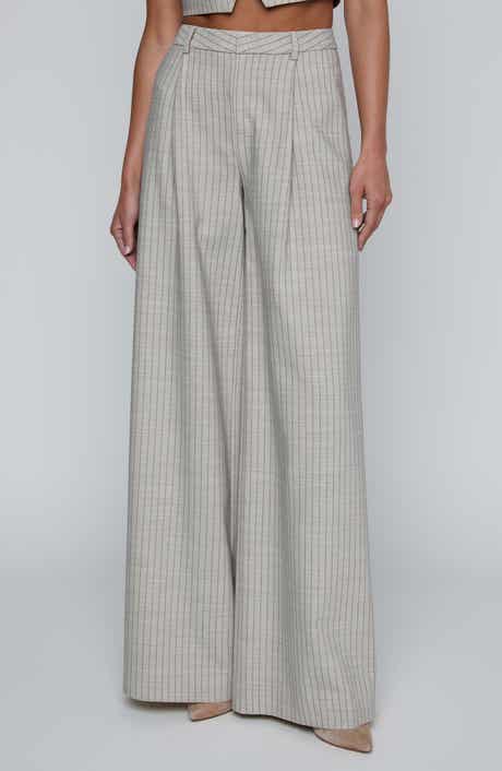 Allanah Pinstripe Wide Leg Pants