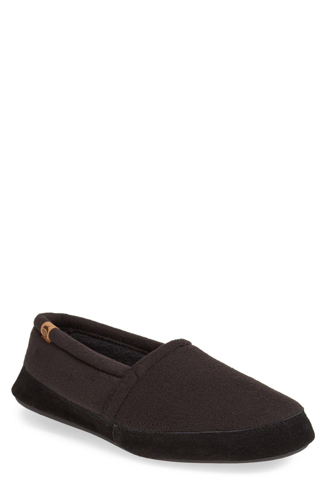 Moc Slipper, Main, color, BLACK