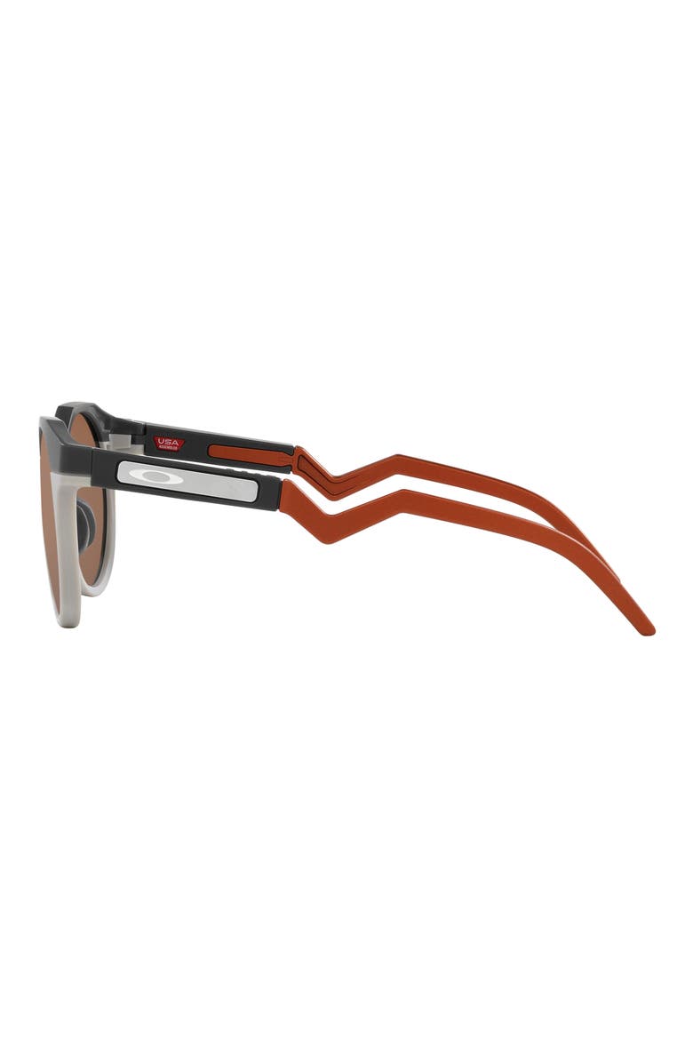 HSTN 52mm Prizm™ Round Sunglasses, Alternate, color, CARBON