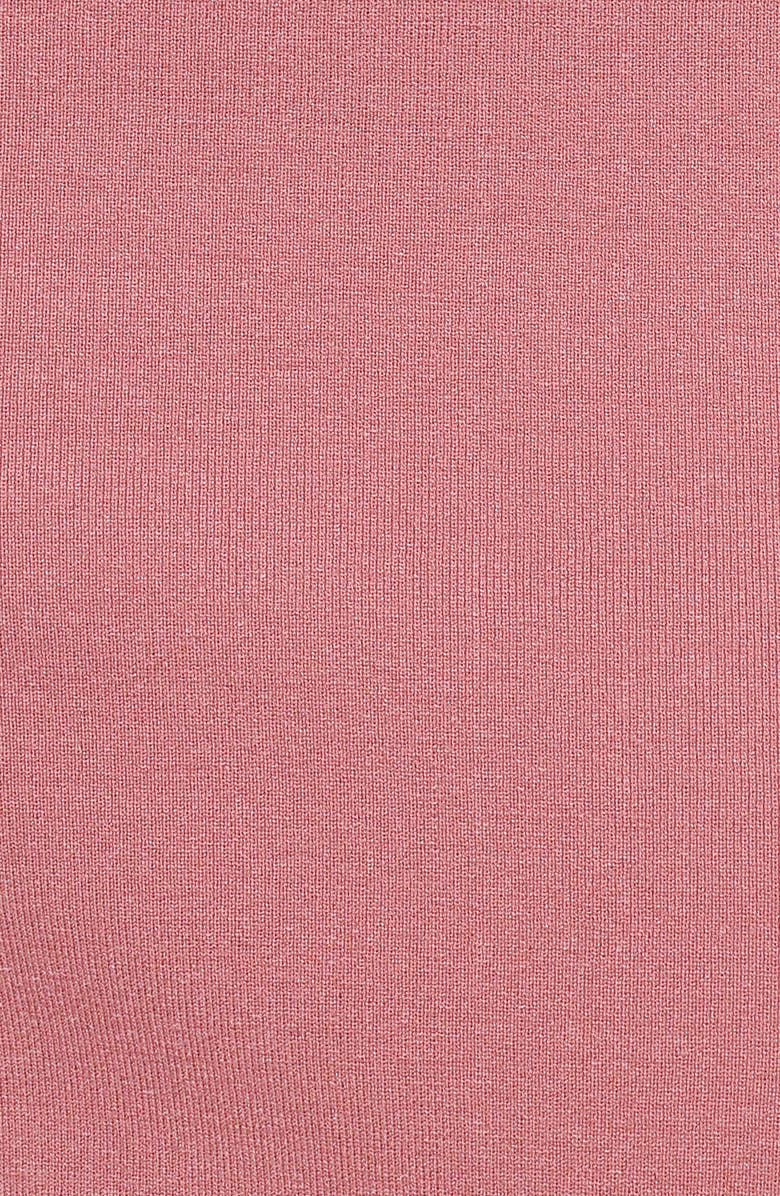 Petal & Pup Lina V-Neck Long Sleeve Midi Sweater Dress, Alternate, color, Pink