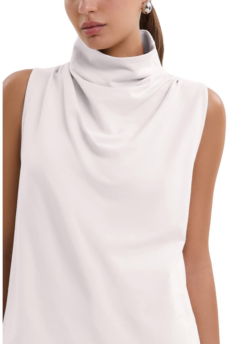 Finch French Terry Funnel Neck Top, Alternate, color, CREAM