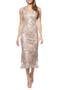 Sequin Embellished Midi Cocktail Dress