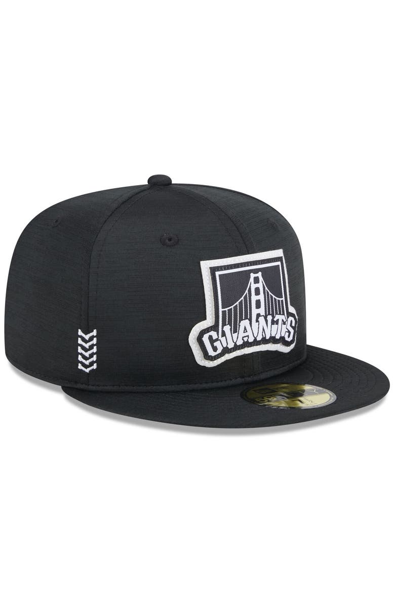 New Era Men's New Era  Black San Francisco Giants 2024 Clubhouse 59FIFTY Fitted Hat, Alternate, color, Black