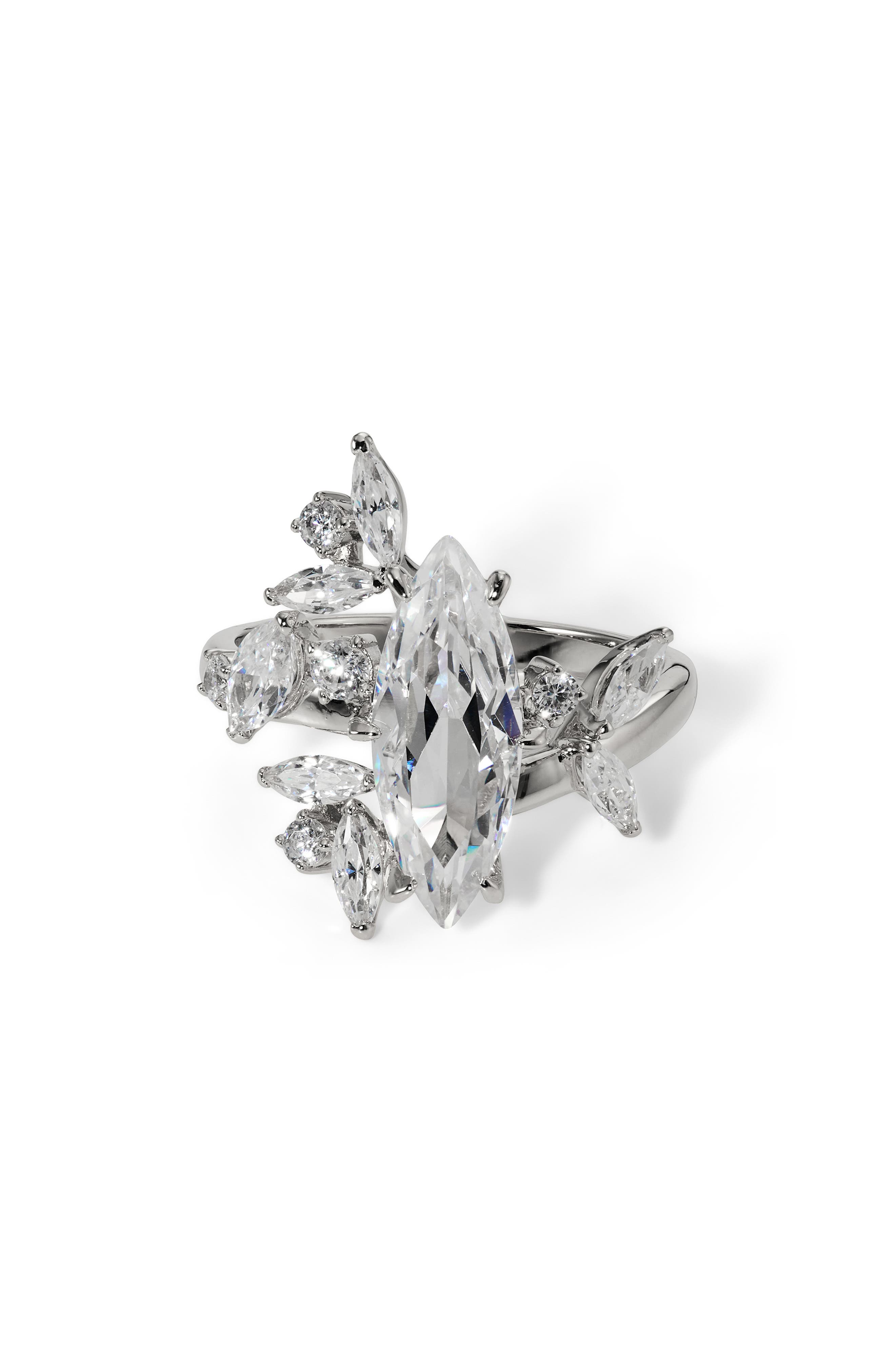 Nadri Cannes Cubic Zirconia Vine Ring (Women) | Nordstrom