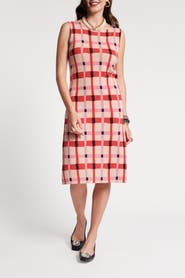 Frances Valentine Swan Shift Dress Lollipop