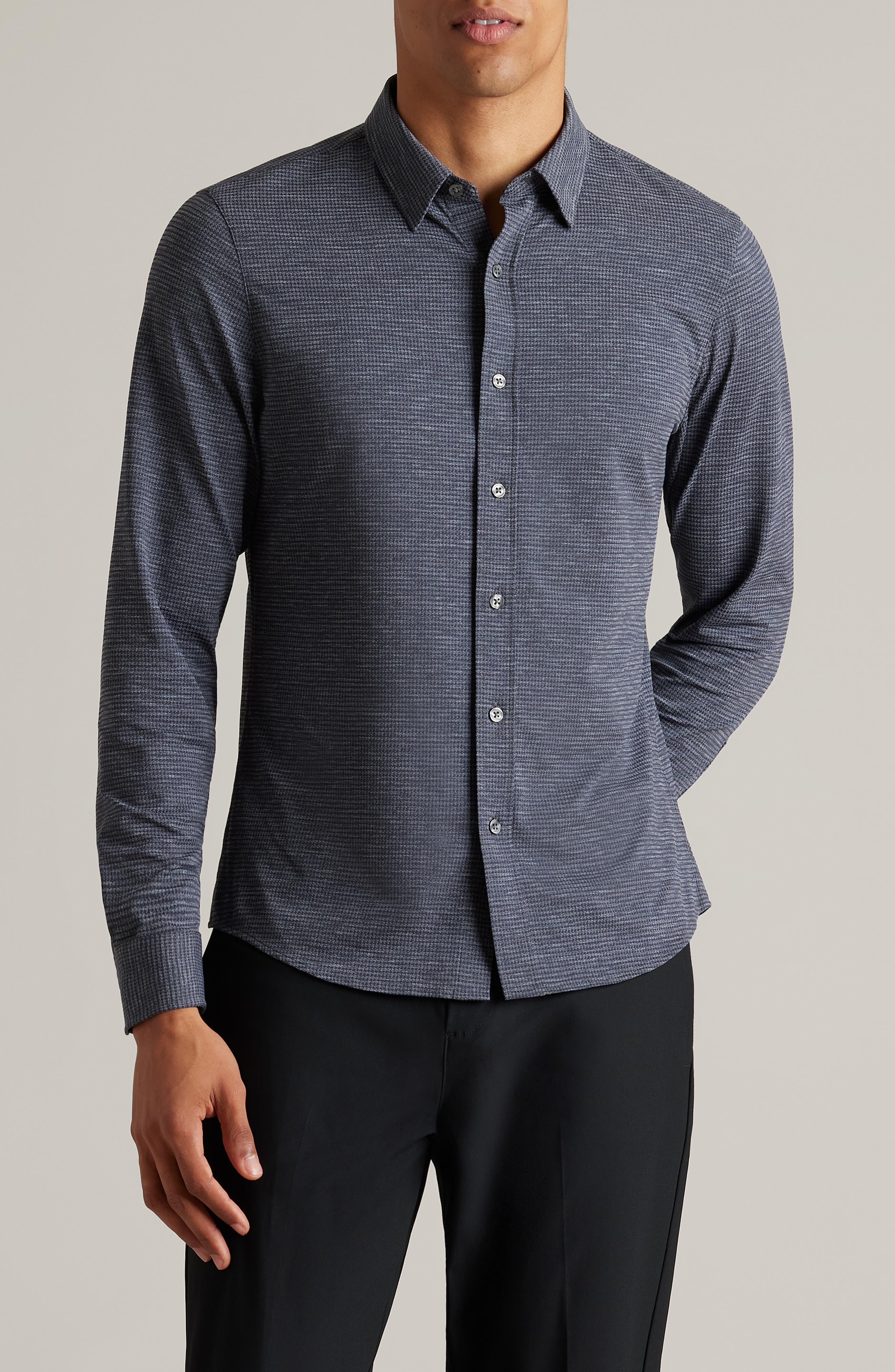 Rhone Commuter Slim Fit Button-Up Shirt